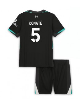 Liverpool Ibrahima Konate #5 Dječji Gostujuci Dres kompleti 2024-25 Kratak Rukavima (+ kratke hlače)